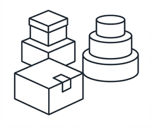 Cake Boxes, Trays & Boards