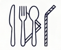 Cutlery, Napkins & Straws